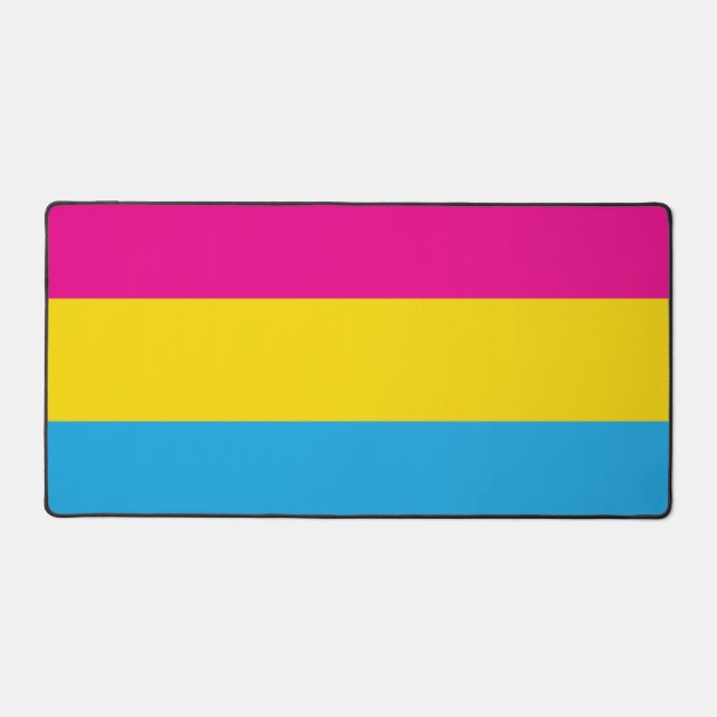 Pan Flag Schreibtischunterlage (Vorderseite)