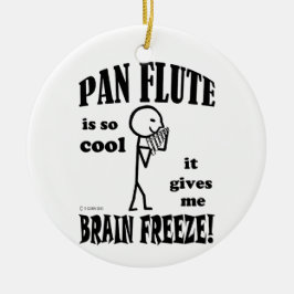 Pan Flute, Brain Freeze Keramik Ornament