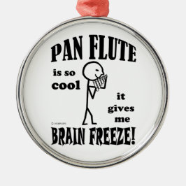 Pan Flute, Brain Freeze Silbernes Ornament