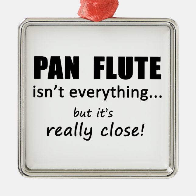 Pan Flute ist nicht alles Ornament Aus Metall (Vorne)