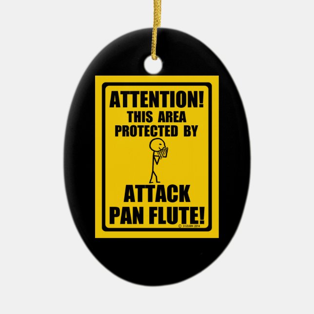 Pan Flute Keramik Ornament (Vorne)