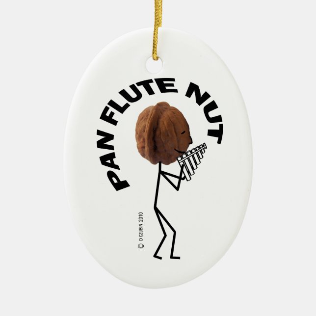 Pan Flute Nut Keramikornament (Vorne)