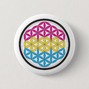 Pan-heilige Geometrie Button