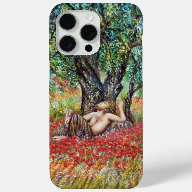 PAN-, OLIVENBAUM- UND POPPY-FELDER Case-Mate iPhone HÜLLE (Rückseite)