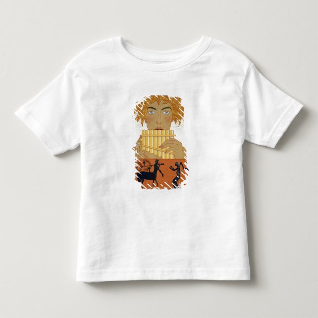 Pan-Pfeifer, Illustration von "Les Mythes" durch Kleinkind T-shirt (Vorderseite)