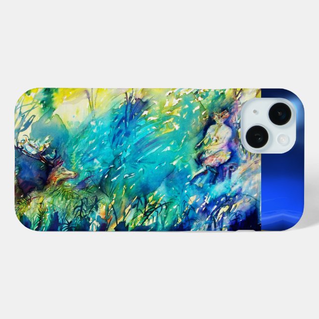 PAN PLAYING FLUTE AND DEINE IN GREEN WOODLAND TITLE_SEO2 (Rückseite (Horizontal))