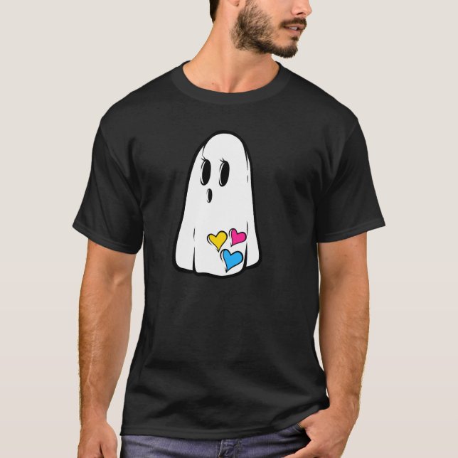 Pan Pride Ghost T-Shirt (Vorderseite)