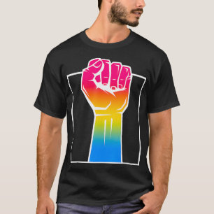 Pan Pride Solidarity Support LGBTQ Panseual T-Shirt