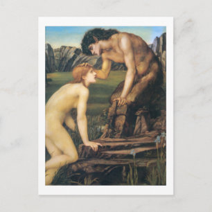 Pan und Psyche - Edward Burne-Jones Postkarte