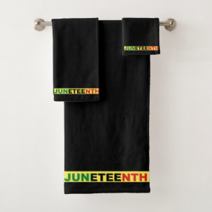 Panafrikanisch, 19. Juni Badhandtuch Set