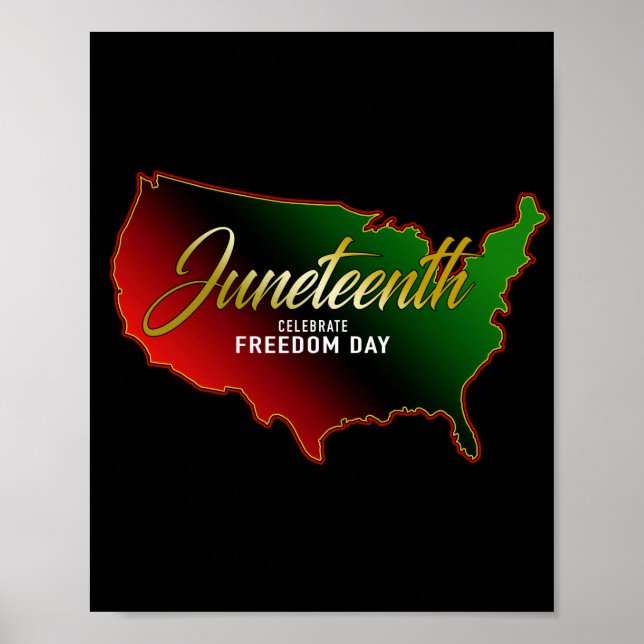 Panafrikanisch, 19. Juni Poster (Vorne)