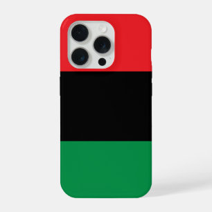 Panafrikanische Flagge, Afroamerikanische schwarze iPhone 15 Pro Hülle