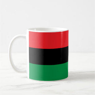 Panafrikanische Flagge, Afroamerikanische Schwarze Kaffeetasse