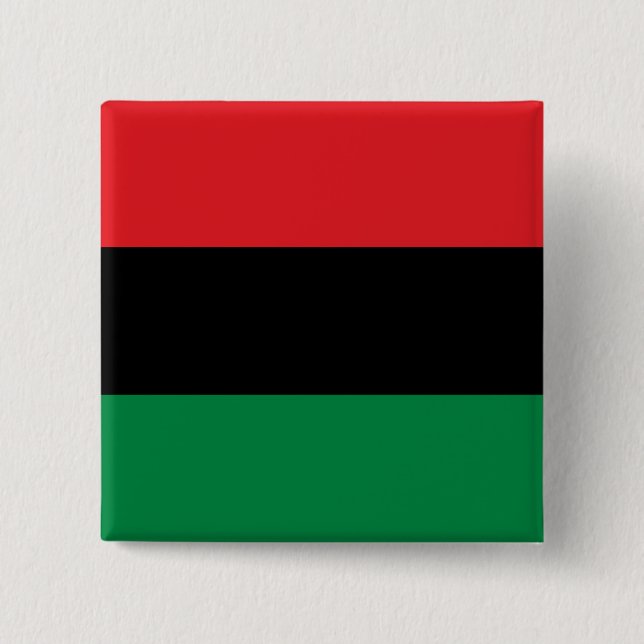 Panafrikanische Flagge Button (Vorderseite)