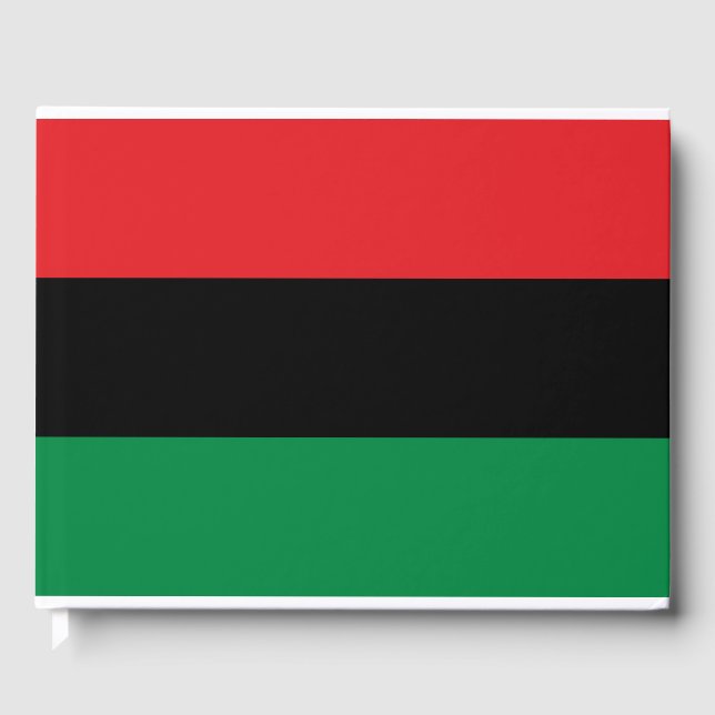 Panafrikanische Flagge Gästebuch (Vorderseite)