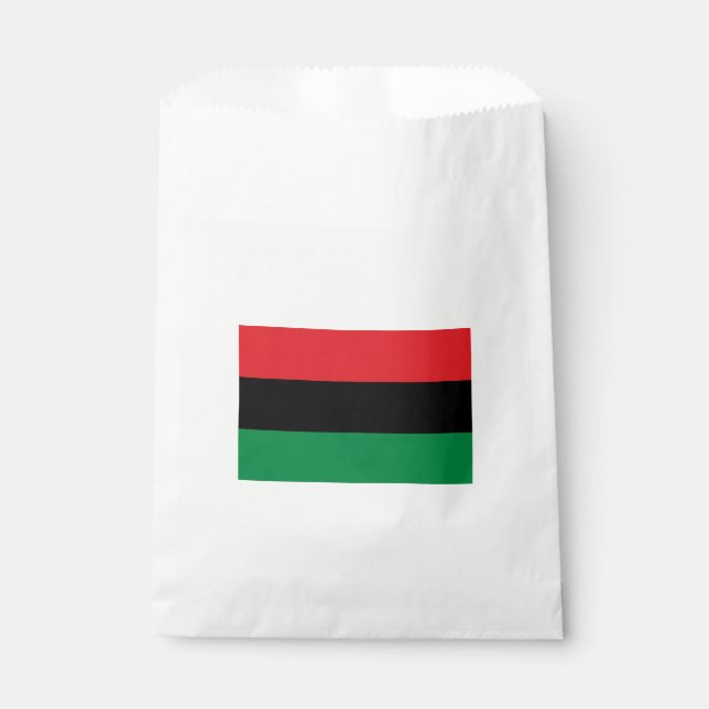 Panafrikanische Flagge Geschenktütchen (Vorderseite)