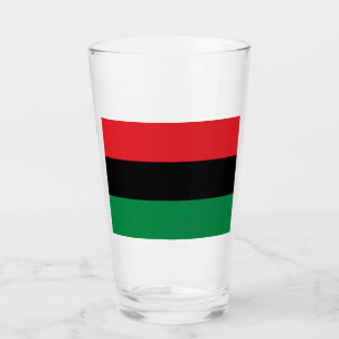 Panafrikanische Flagge Glas