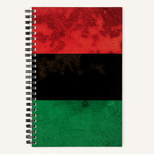 Panafrikanische Flagge Notizbuch
