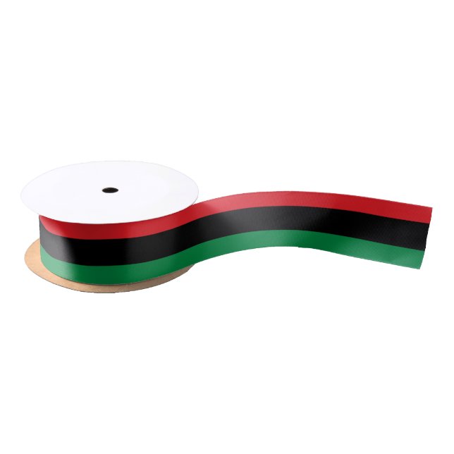 Panafrikanische Flagge Satinband (Spule)