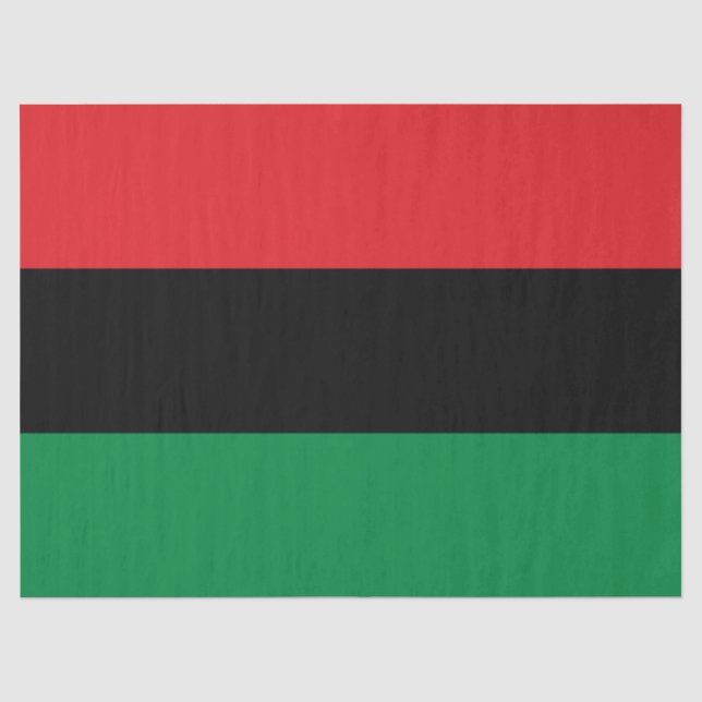 Panafrikanische Flagge Seidenpapier (Vorderseite)