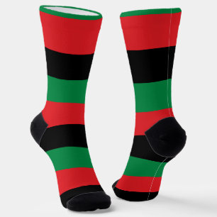 Panafrikanische Flagge Socken