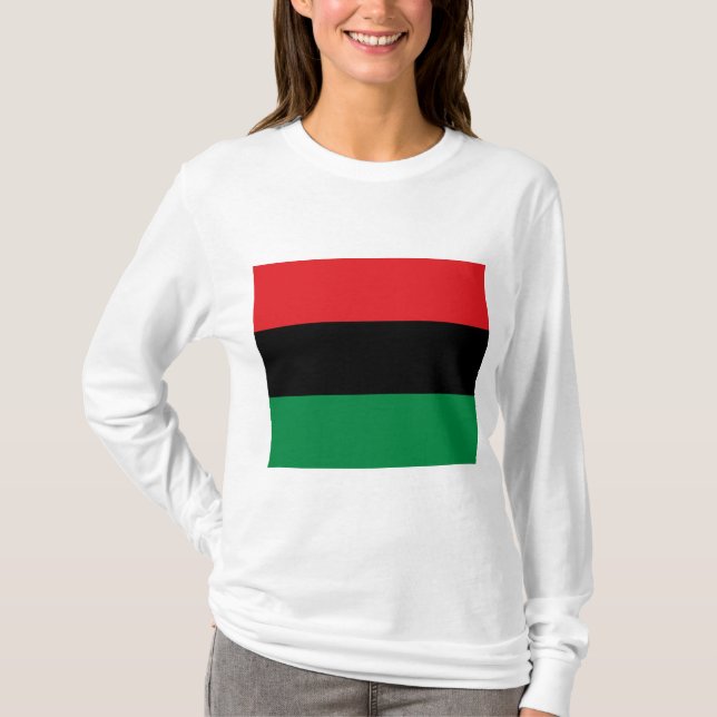 Panafrikanische Flagge T-Shirt (Vorderseite)