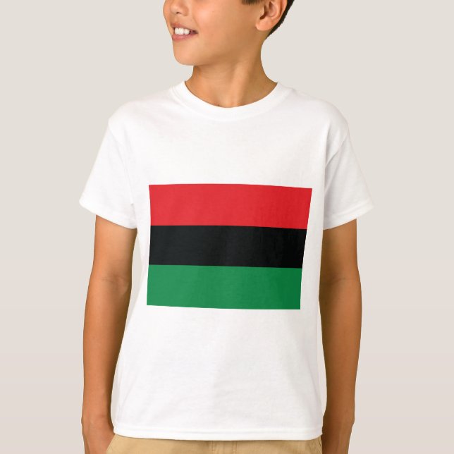 Panafrikanische Flagge T-Shirt (Vorderseite)