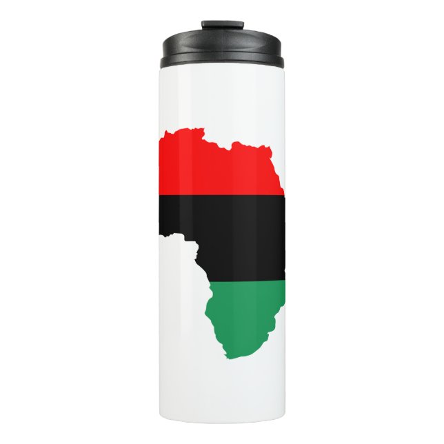 Panafrikanische Flagge Thermosbecher (Vorderseite)