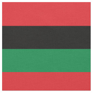 Panafrikanische und afro-amerikanische UNIA-Flagge Stoff