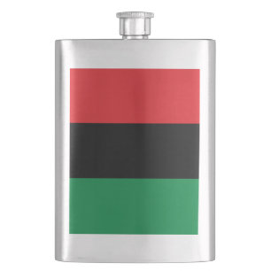 Panafrikanische UNIA-Flagge Flachmann
