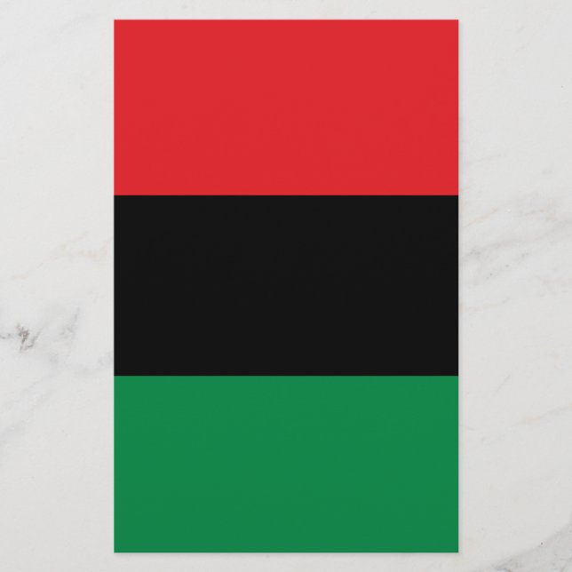 Panafrikanische UNIA-Flagge Flyer (Vorne)