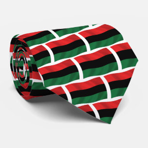 Panafrikanische (UNIA) Flagge Krawatte