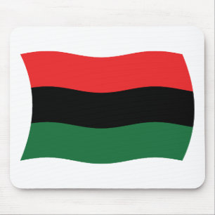 Panafrikanische (UNIA) Flagge Mauspad