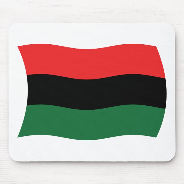 Panafrikanische (UNIA) Flagge Mauspad (Vorne)