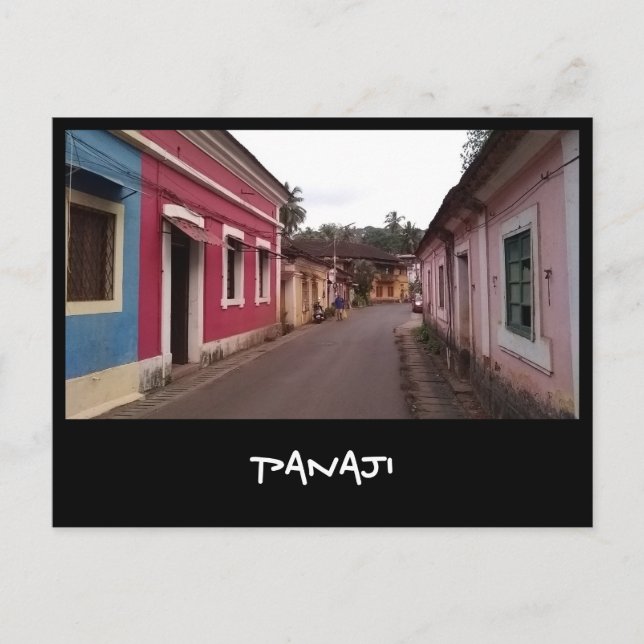 Panaji, Goa (Indien) Postkarte (Vorderseite)
