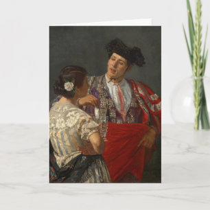 Panal dem Stierkämpfer anbieten   Mary Cassatt Karte