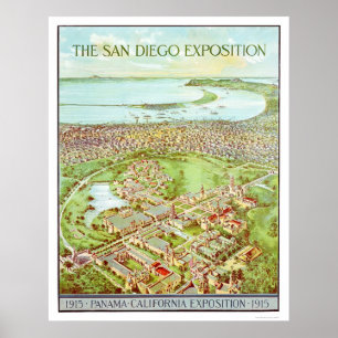 Panama - Ausstellung in San Diego 1915 in Kaliforn Poster