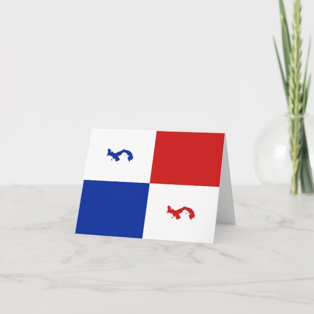 Panama Banner Notecard Karte (Vorderseite)