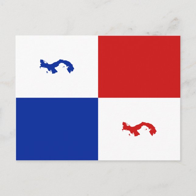 Panama Banner Postkarte (Vorderseite)