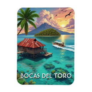 Panama Bocas del Toro Reisen Magnet