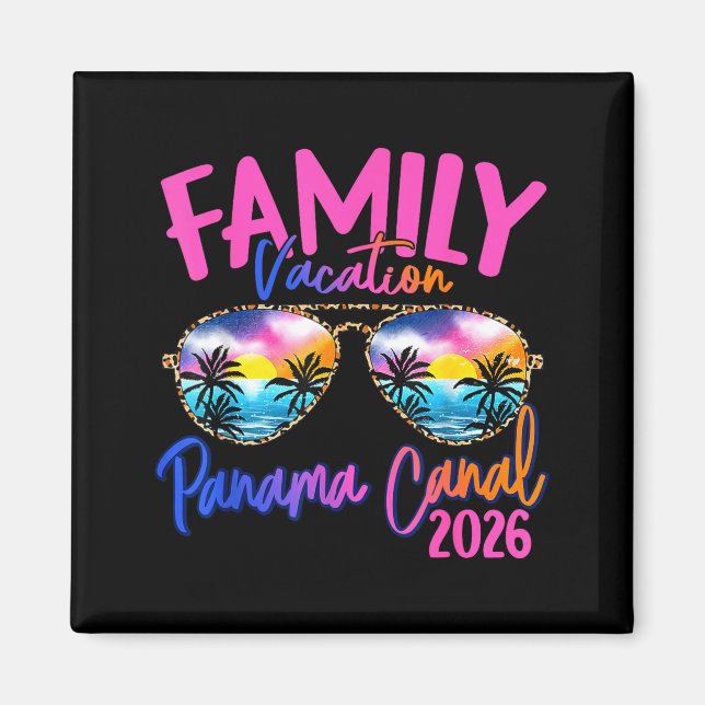 Panama C Vacation 2026 Souvenir Matching Family Gr Magnet (Vorne)