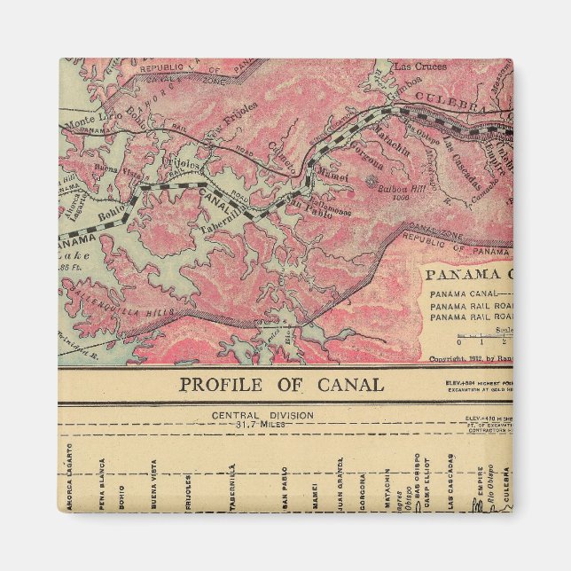 Panama Canal Magnet (Vorne)