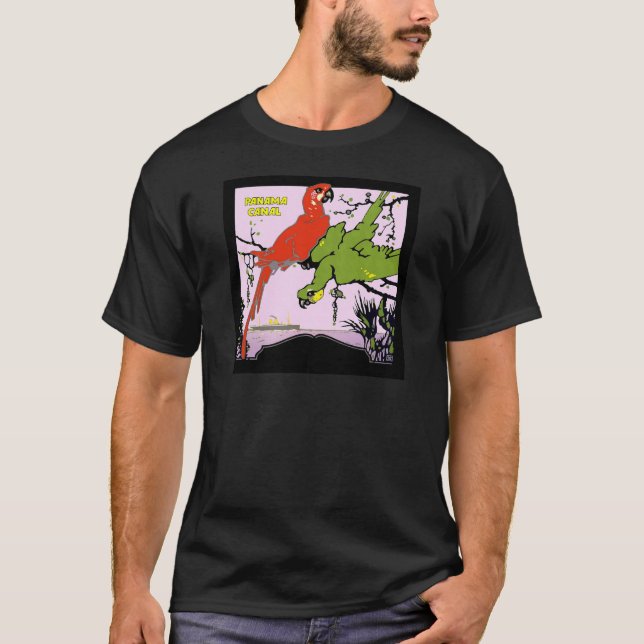 Panama Canal Parrots T-Shirt (Vorderseite)