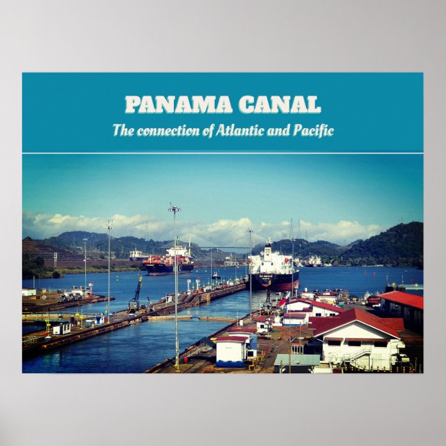 Panama Canal Poster (Vorne)