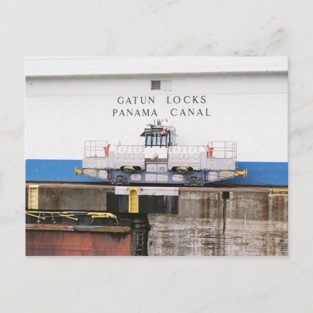 Panama Canal Postkarte (Vorderseite)