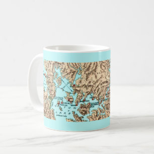 Panama Canal Vintage Karte Tasse