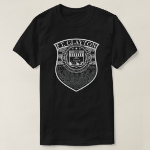 Panama Canal Wappen: Lage: Clayton T-Shirt