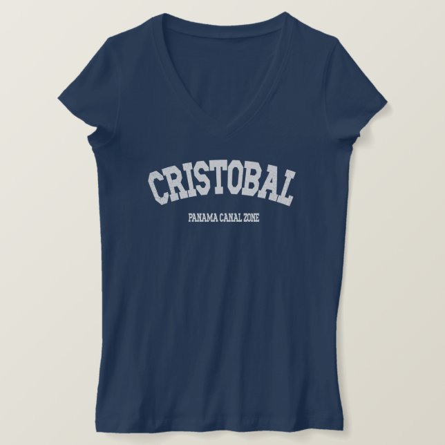 Panama Canal Zone: Cristobal Sweatshirt T - Shirt (Design vorne)
