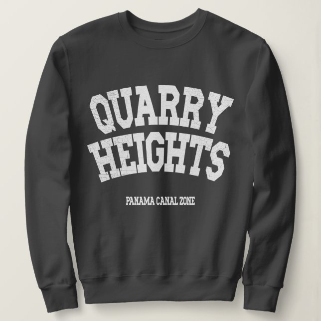 Panama Canal Zone: Quarthöhen Sweatshirt (Design vorne)