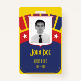 Panama Canal Zonian Abzeichen & Lanyard Ausweis